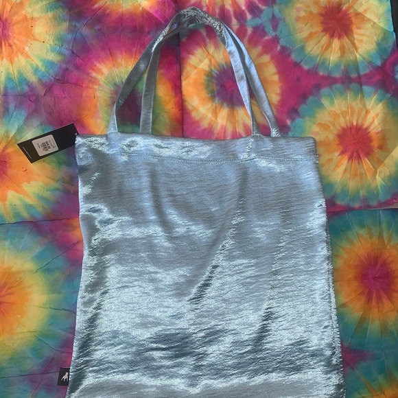 Silk-like pastel blue reusable bag💎 - Picture 2 of 3